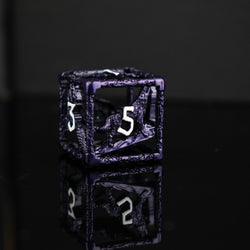 Pre-Order|| Legends of Valhalla - Purple Hollow Metal Dice Set