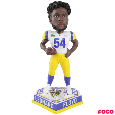 Los Angeles Rams Super Bowl LVI 56 Champions Bobbleheads (ONLINE ORDER ONLY)