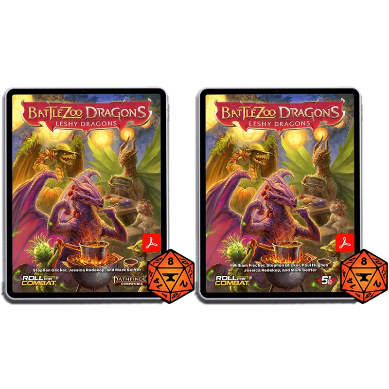 Battlezoo Dragons: Leshy Dragons for Foundry VTT (Online Order Only)