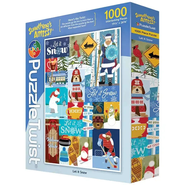 Let it Snow "Something's Amiss!" 1000 Piece Jigsaw Puzzle PuzzleTwist (ONLINE ORDER ONLY)