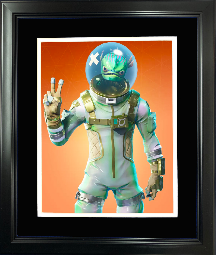 Framed Leviathan Legendary Fortnite Skin 11"x14" Video Game Photo (ONLINE ORDER ONLY)