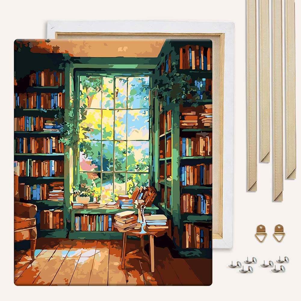 Library Love - Paint By Numbers Kit