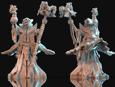 3D Printed Nafarrate Lich Bestiary Vol. 1 Bestiary Creatures Volume 1 28mm 32mm D&D (Online Only)