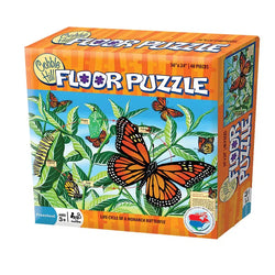 Life Cycle of a Monarch Butterfly 48 Piece Floor Jigsaw Puzzle Cobble Hill (ONLINE ORDER ONLY)