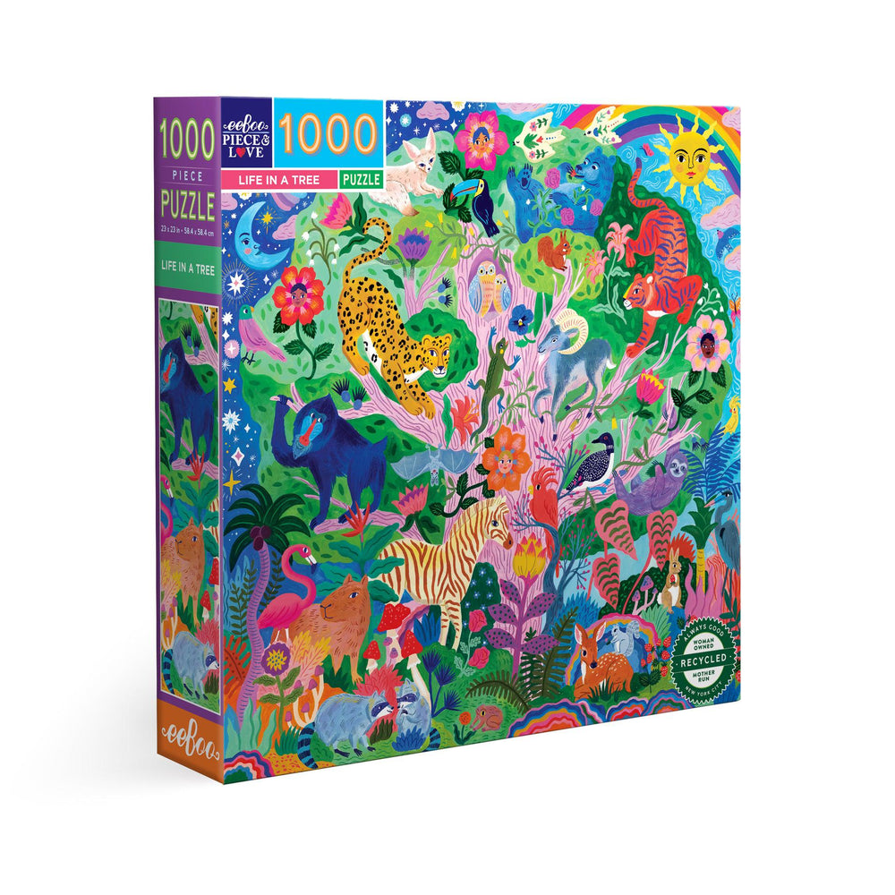 Life in a Tree 1000 Piece Jigsaw Puzzle eeBoo (ONLINE ORDER ONLY)