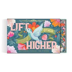 Lift Each Other Higher 128 Piece Matchbox Mini Jigsaw Puzzle Galison
