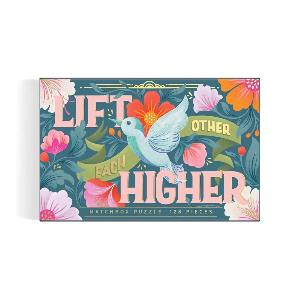 Lift Each Other Higher 128 Piece Matchbox Mini Jigsaw Puzzle Galison