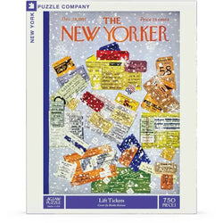 Lift Tickets The New Yorker 750 Piece Jigsaw Puzzle NYPC
