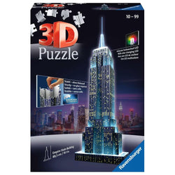 Light-Up Empire State Building 228 Piece 3D Jigsaw Puzzle Ravensburger (ONLINE ORDER ONLY)