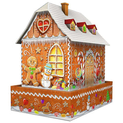 Light-Up Gingerbread House 257 Piece 3D Jigsaw Puzzle Ravensburger (ONLINE ORDER ONLY)