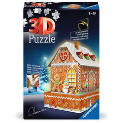 Light-Up Gingerbread House 257 Piece 3D Jigsaw Puzzle Ravensburger (ONLINE ORDER ONLY)