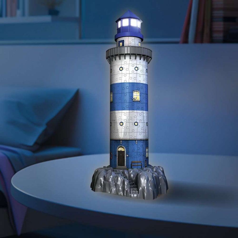 Light-Up Lighthouse 219 Piece 3D Jigsaw Puzzle Ravensburger (ONLINE ORDER ONLY)