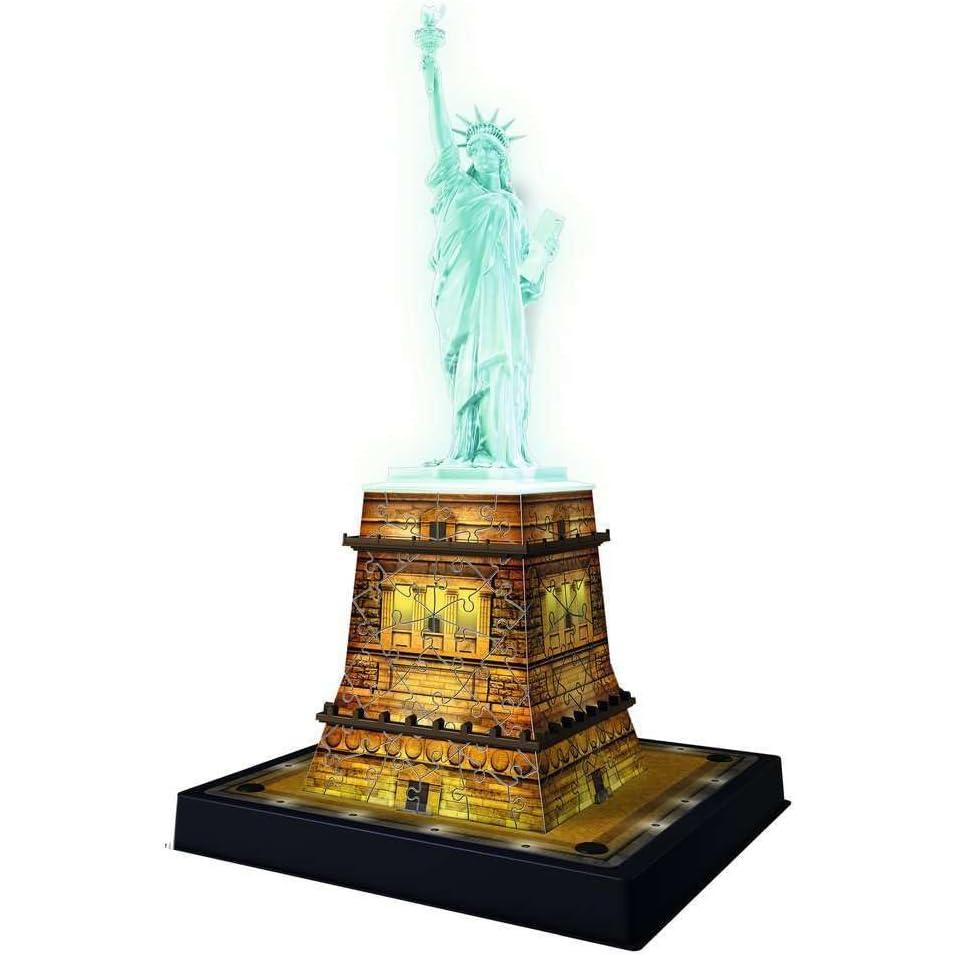 Light-Up Statue of Liberty 120 Piece 3D Jigsaw Puzzle Ravensburger (ONLINE ORDER ONLY)