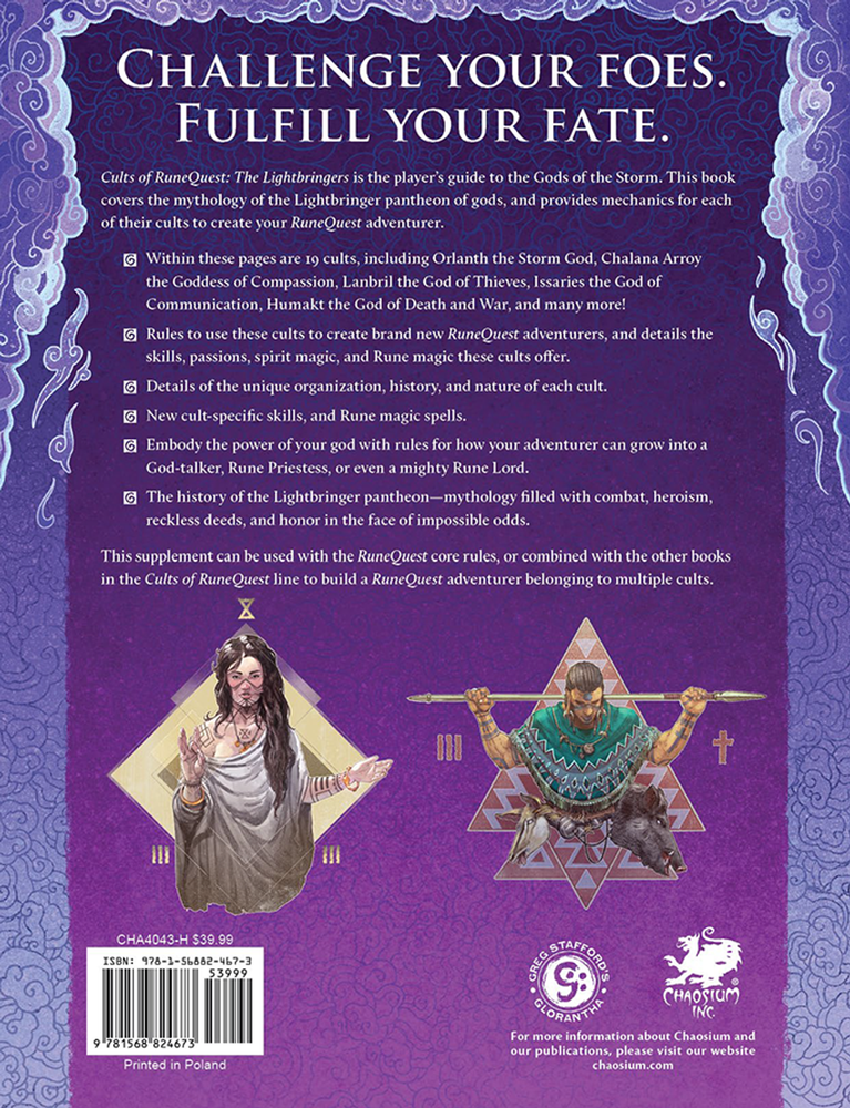 RuneQuest RPG: Cults of RuneQuest - The Lightbringers (ONLINE ORDER ONLY)