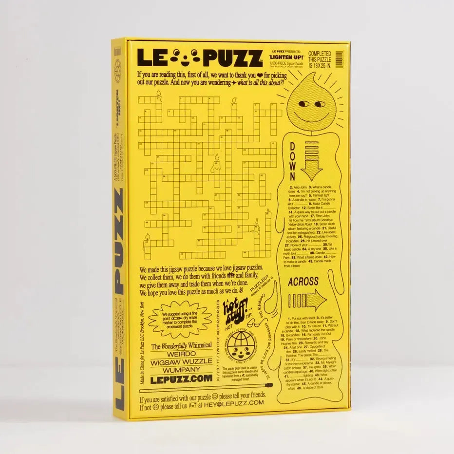 Lighten Up 500 Piece Jigsaw Puzzle Le Puzz