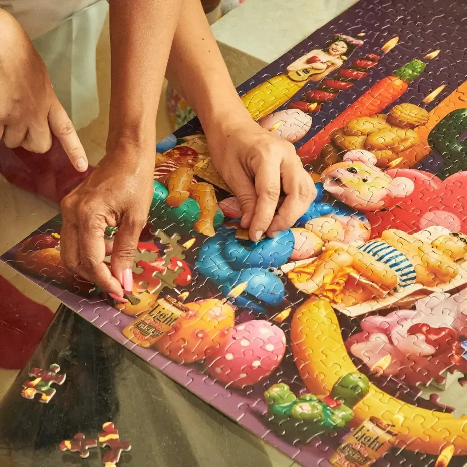 Lighten Up 500 Piece Jigsaw Puzzle Le Puzz