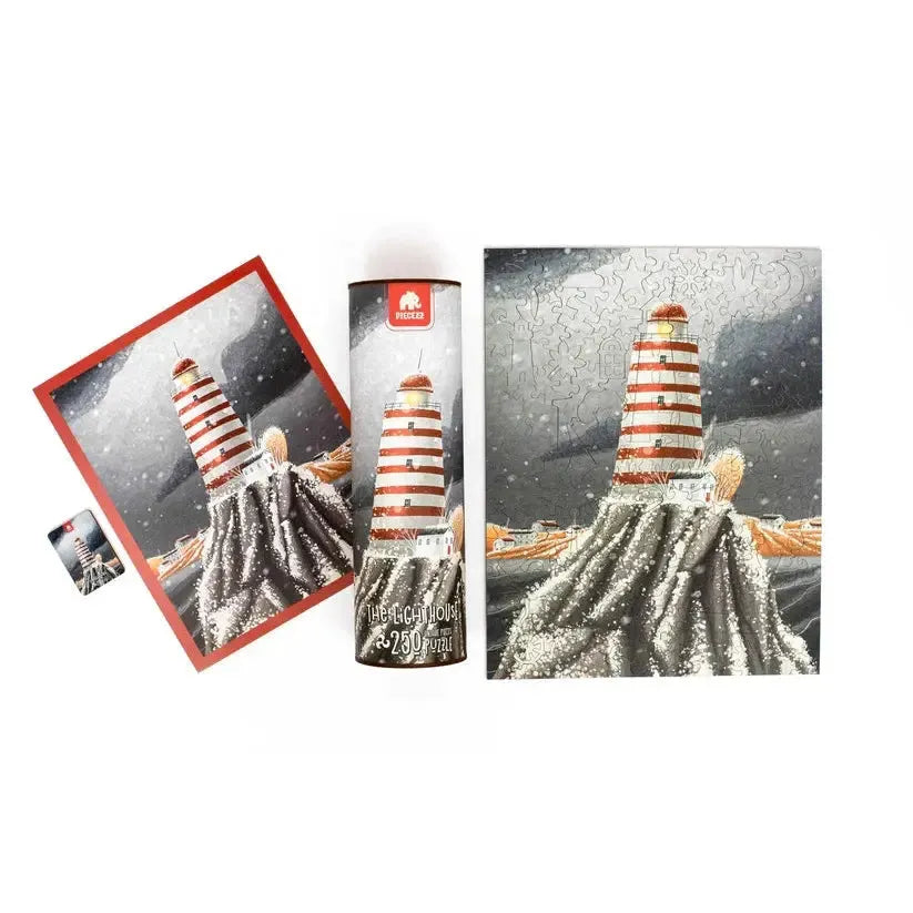 Lighthouse 250 Piece Wooden Jigsaw Puzzle Geek Toys (ONLINE ORDER ONLY)