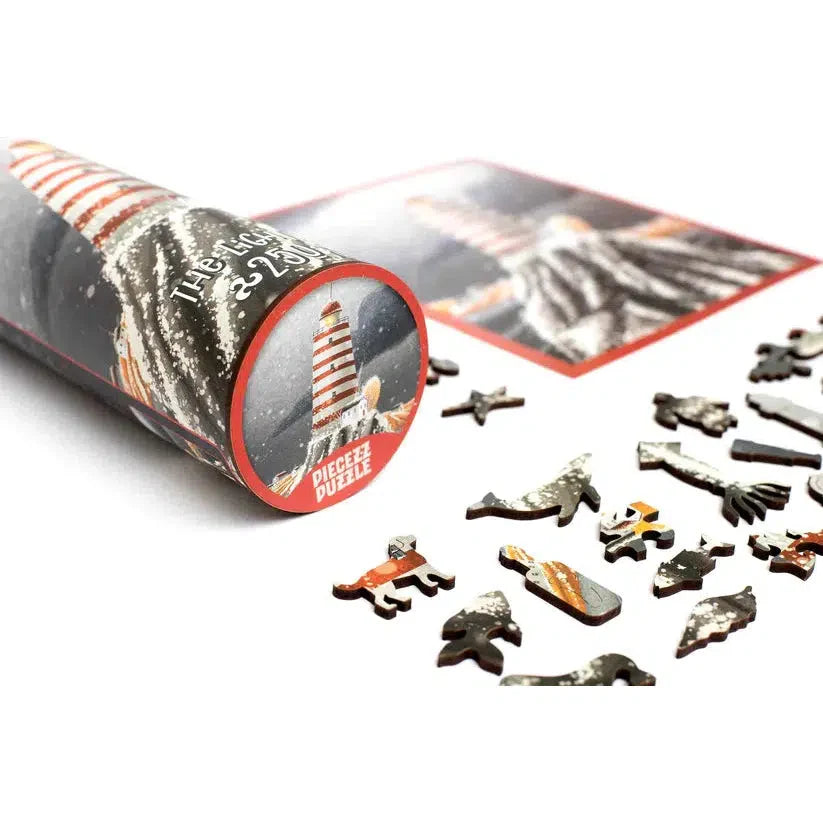 Lighthouse 250 Piece Wooden Jigsaw Puzzle Geek Toys (ONLINE ORDER ONLY)
