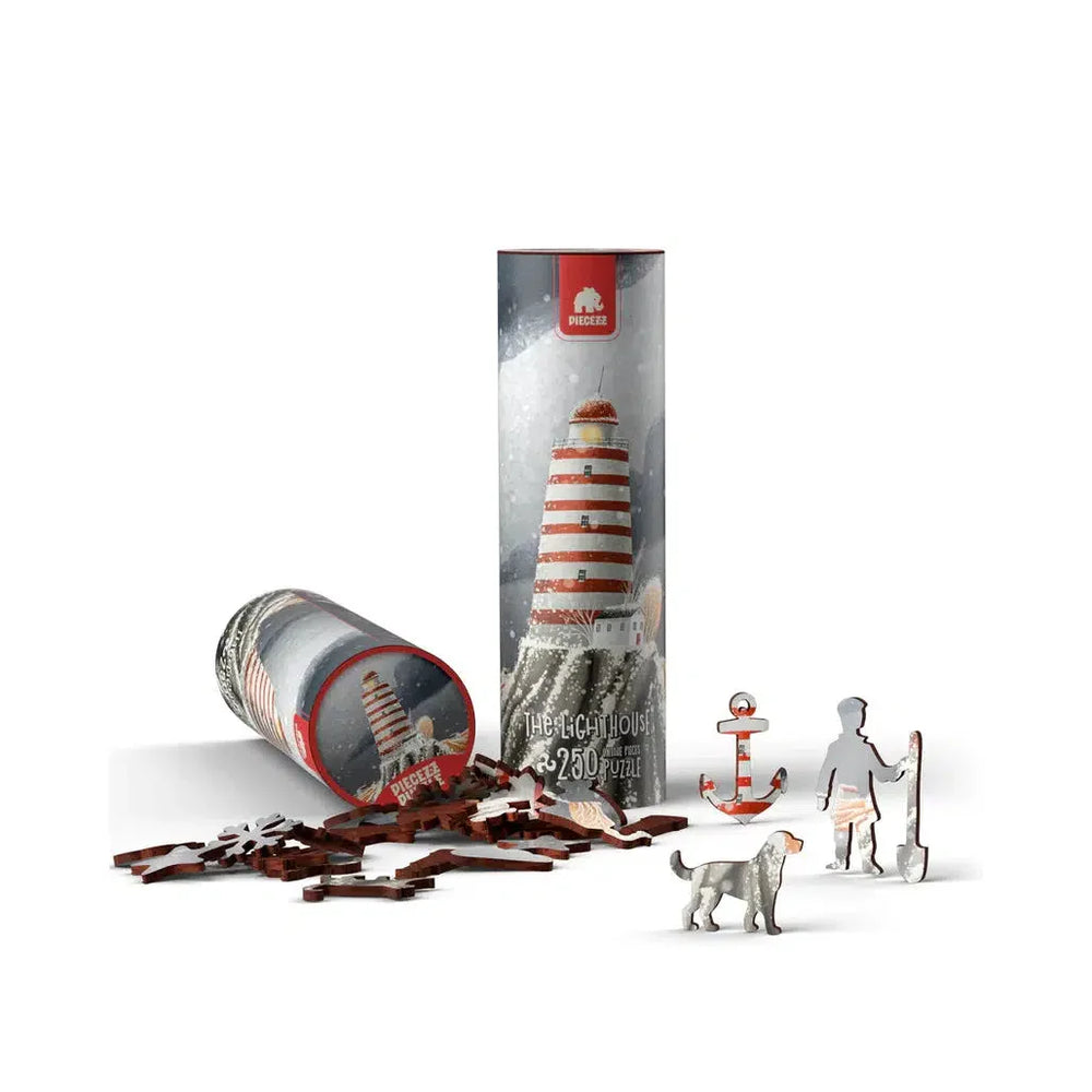 Lighthouse 250 Piece Wooden Jigsaw Puzzle Geek Toys (ONLINE ORDER ONLY)