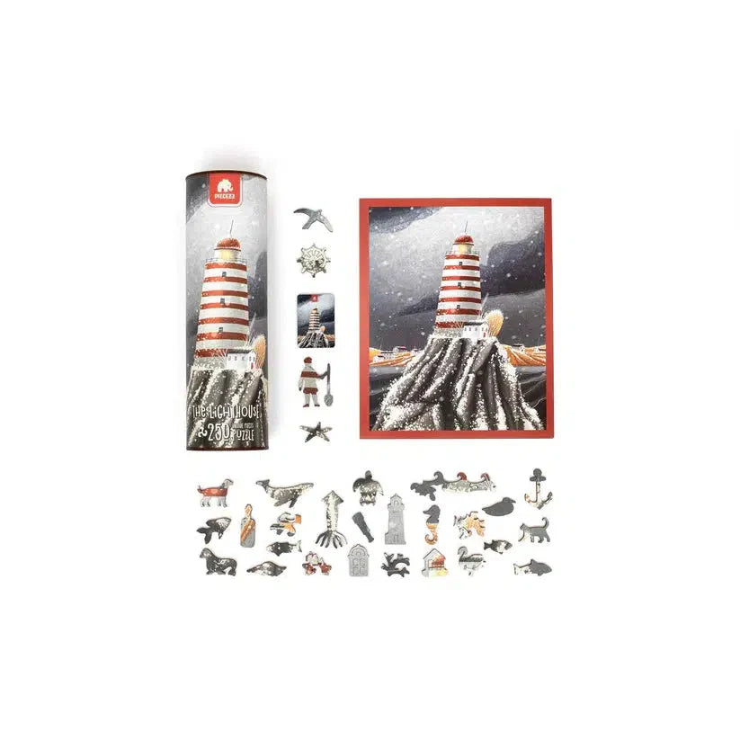 Lighthouse 250 Piece Wooden Jigsaw Puzzle Geek Toys (ONLINE ORDER ONLY)