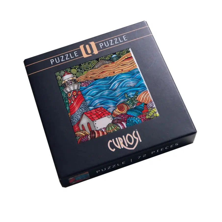 Lighthouse Color Mix Q 72 Piece Pocket Jigsaw Puzzle Curiosi (ONLINE ORDER ONLY)