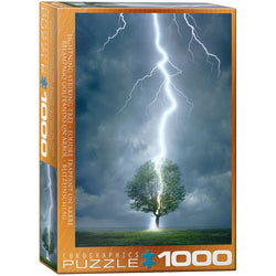 Lightning Striking Tree 1000 Piece Jigsaw Puzzle Eurographics (ONLINE ORDER ONLY)