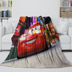 Lightning McQueen Blanket Flannel Pattern Throw Room Decoration (ONLINE ORDER ONLY)