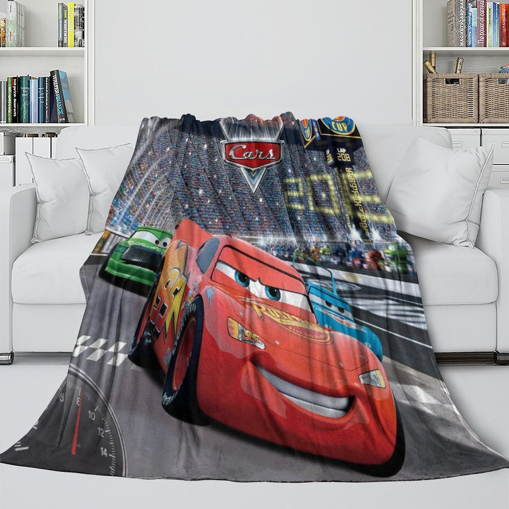 Lightning McQueen Blanket Flannel Pattern Throw Room Decoration (ONLINE ORDER ONLY)