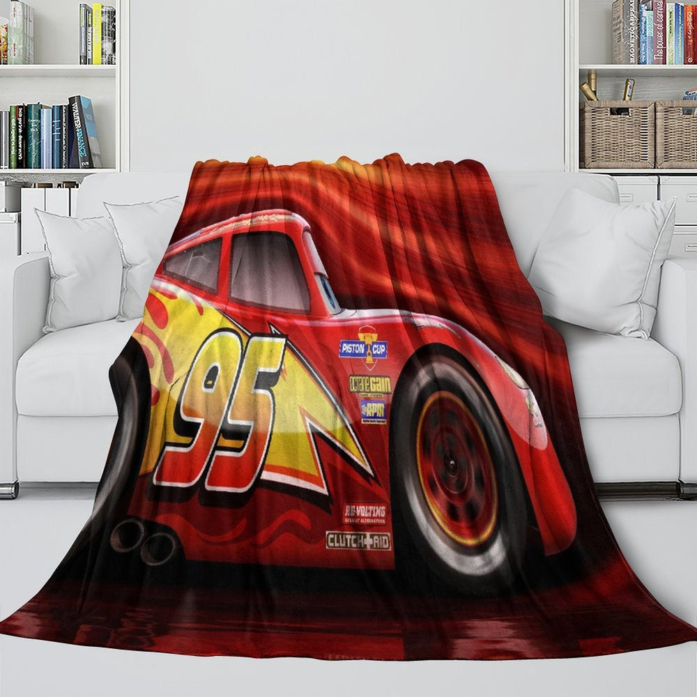 Lightning McQueen Blanket Flannel Throw Room Decoration (ONLINE ORDER ONLY)