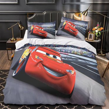 Lightning McQueen Duvet Cover Pattern Bedding Set Without Filler (ONLINE ORDER ONLY)