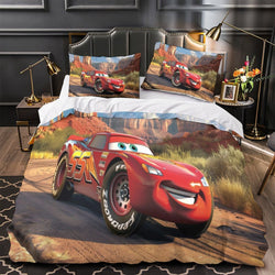 Lightning McQueen Duvet Cover Pattern Bedding Set Without Filler (ONLINE ORDER ONLY)