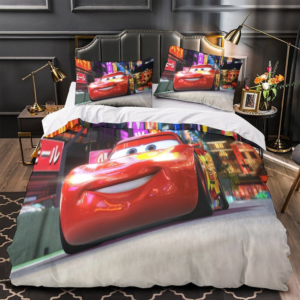 Lightning McQueen Duvet Cover Pattern Bedding Set Without Filler (ONLINE ORDER ONLY)
