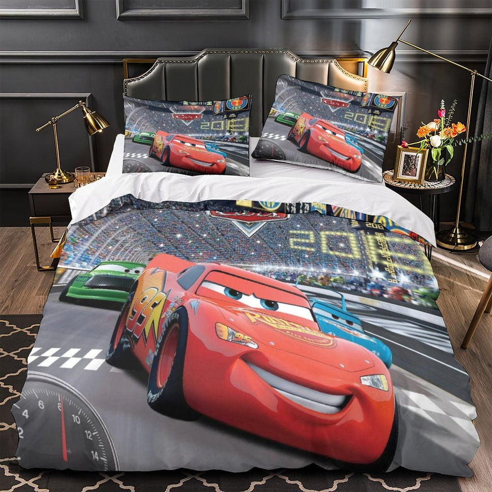 Lightning McQueen Duvet Cover Pattern Bedding Set Without Filler (ONLINE ORDER ONLY)