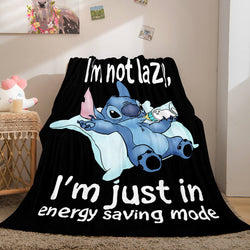 Lilo Stitch 2: Stitch Has A Glitch Flannel Fleece Throw Blanket Set (Online Order Only)