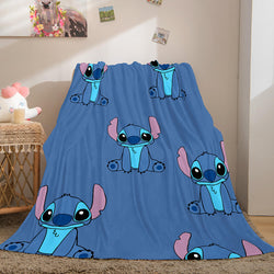 Lilo Stitch 2: Stitch Has A Glitch Flannel Fleece Throw Blanket Set (Online Order Only)