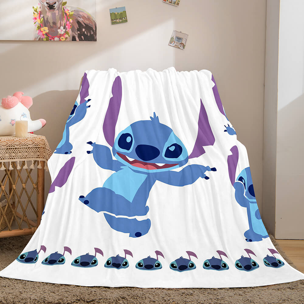 Lilo Stitch 2: Stitch Has A Glitch Flannel Fleece Throw Blanket Set (Online Order Only)