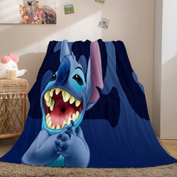 Lilo Stitch 2: Stitch Has A Glitch Flannel Fleece Throw Blanket Set (Online Order Only)