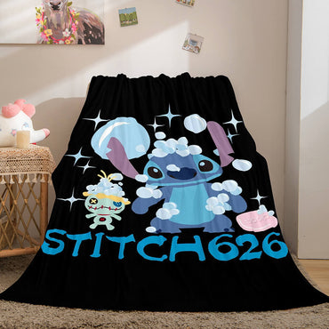 Lilo Stitch 2: Stitch Has A Glitch Flannel Fleece Throw Blanket Set (Online Order Only)