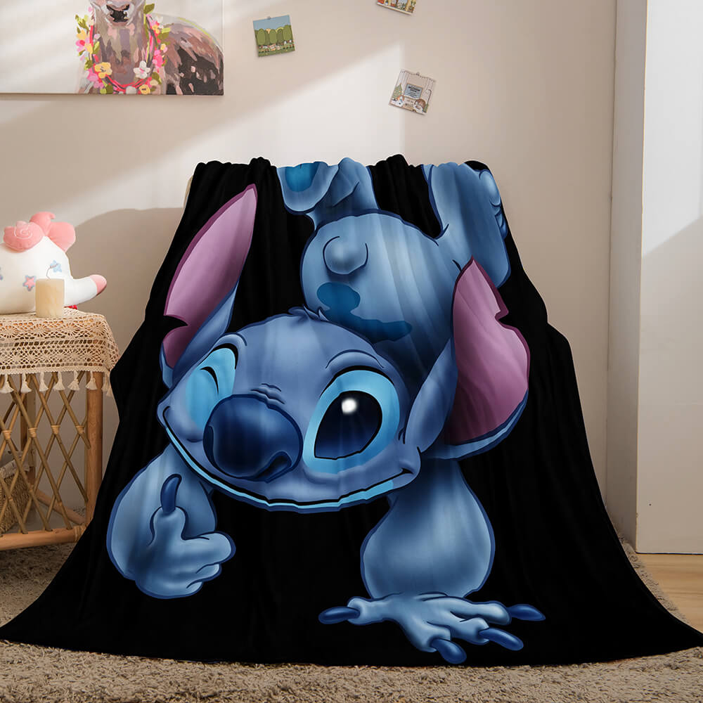Lilo Stitch 2: Stitch Has A Glitch Flannel Fleece Throw Blanket Set (Online Order Only)