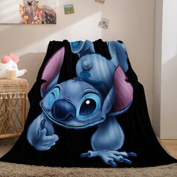 Lilo Stitch 2: Stitch Has A Glitch Flannel Fleece Throw Blanket Set (Online Order Only)