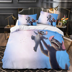Lilo & Stitch 2025 Bedding Set Pattren Quilt Duvet Cover Without Filler (Online Order Only)