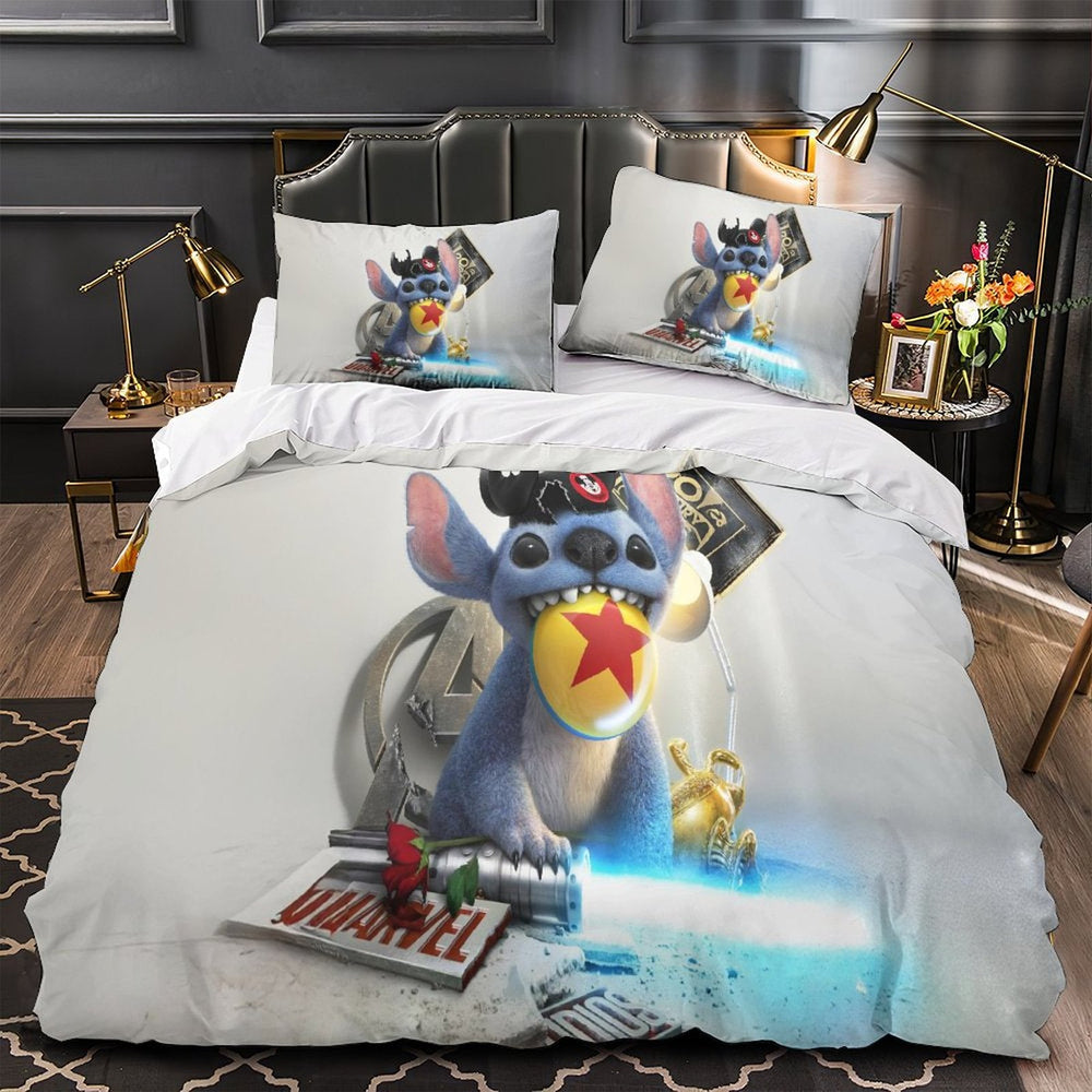 Lilo & Stitch 2025 Bedding Set Pattren Quilt Duvet Cover Without Filler (Online Order Only)