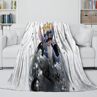 Lilo & Stitch 2025 Blanket Flannel Throw Kids Room Decoration (Online Order Only)