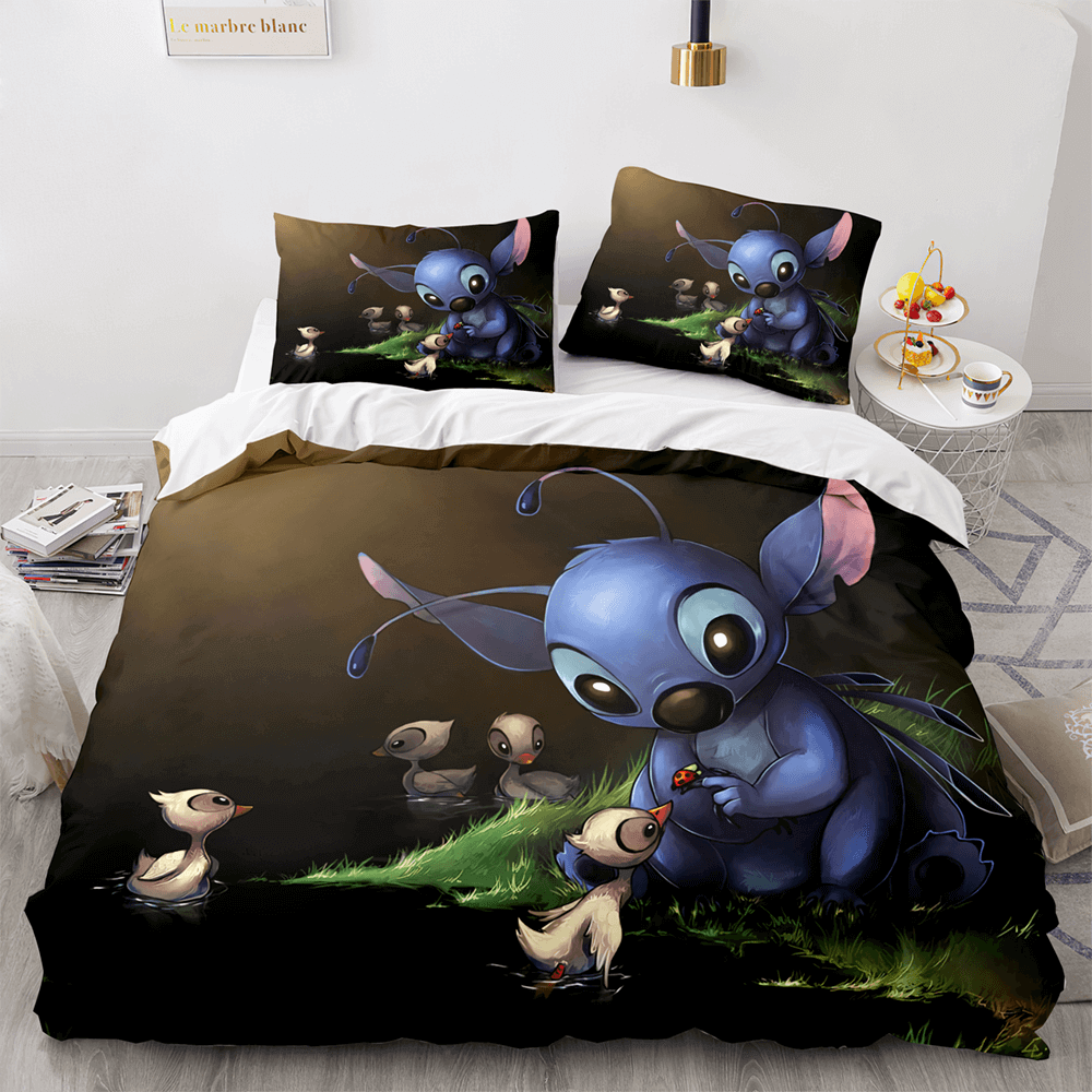 Lilo and Stitch Cosplay Bedding Set Quilt Covers Without Filler (Online Order Only)