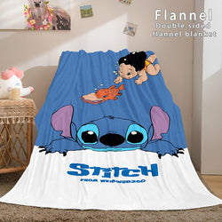 Lilo and Stitch Ohana Flannel Fleece Blanket (Online Order Only)