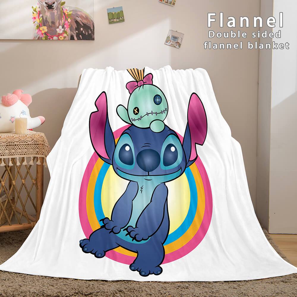 Lilo and Stitch Ohana Flannel Fleece Blanket (Online Order Only)