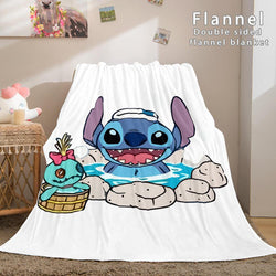 Lilo and Stitch Ohana Flannel Fleece Blanket (Online Order Only)