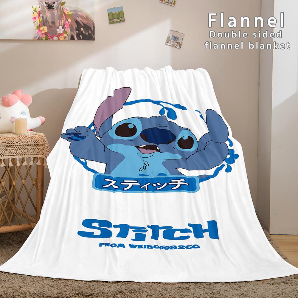 Lilo and Stitch Ohana Flannel Fleece Blanket (Online Order Only)