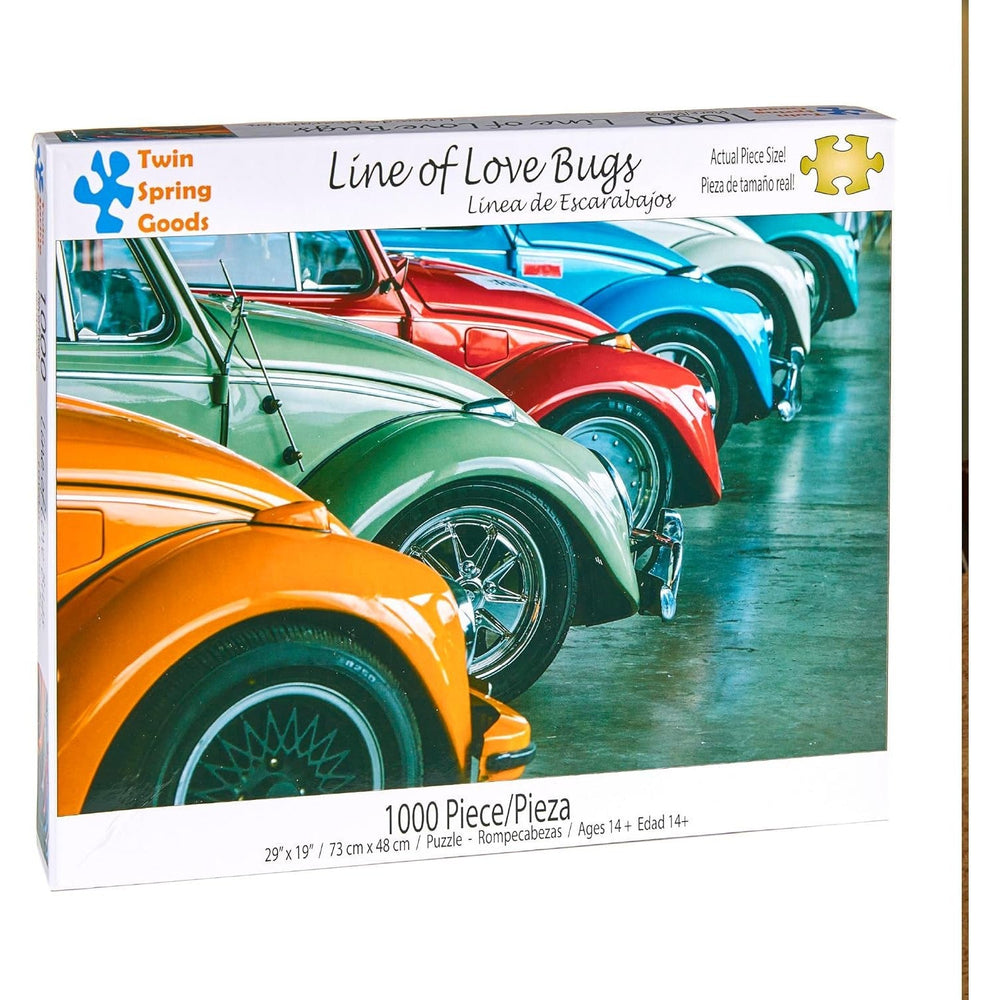 Line of Love Bugs 1000 Piece Jigsaw Puzzle Twin Spring (ONLINE ORDER ONLY)