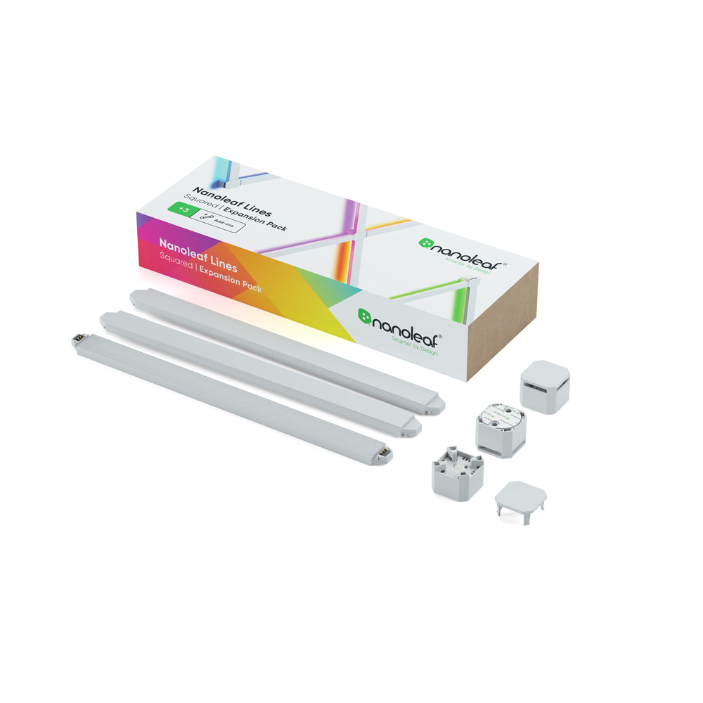 Nanoleaf Lines Squared | EXP | White | 3 Pack | Lines Only | Global (Online Order Only)